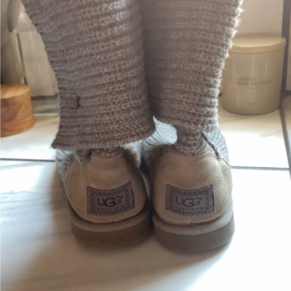 Ugg Cozy Knit Button Boots - Picture 4 of 5